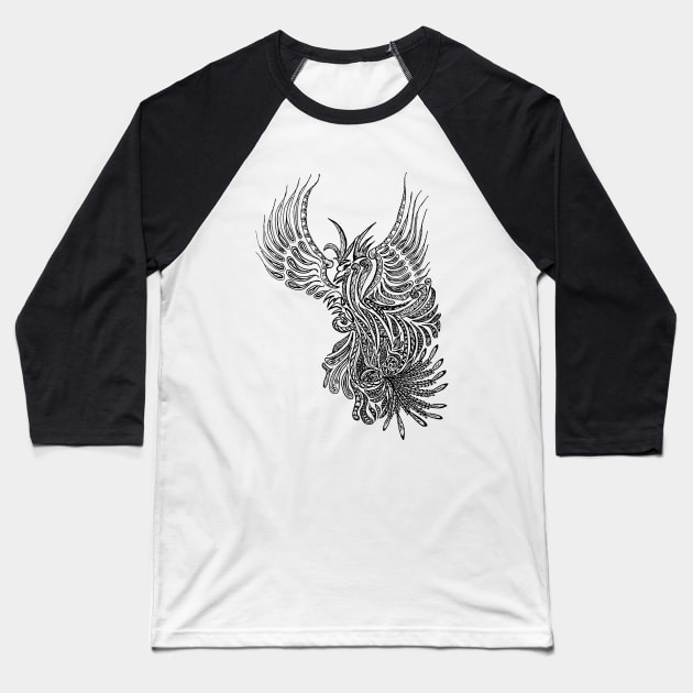 Phoenix Baseball T-Shirt by Unravel_Unwind